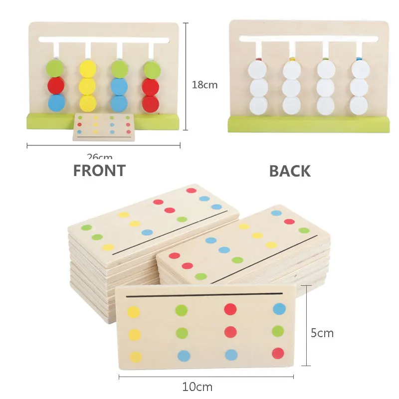 

Wooden Montessori Math Toys Four Color Game Educational Early Learning Toys For 1 2 3 Years Olds Juguetes Brinquedos E2464Z