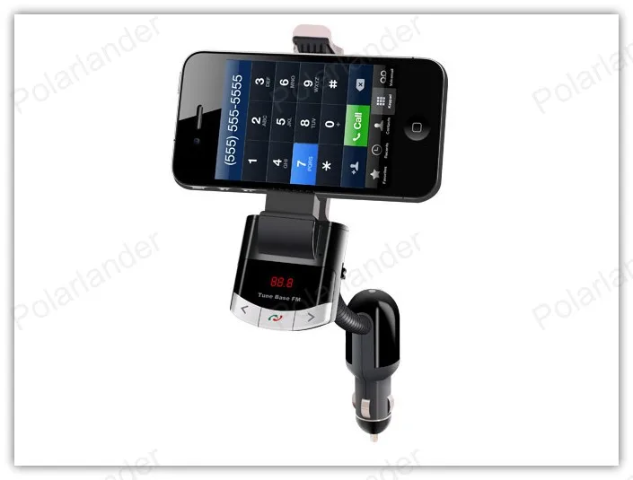 Multi-function mobile phone clip Support USB AUX input Infrared remote control Bluetooth V2.1 for smart GPS | Автомобили и