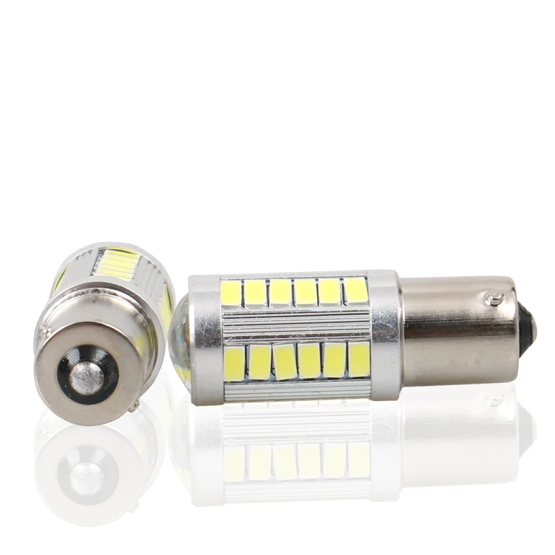 2 шт. 1156 BA15s P21W 33 SMD 5630 5730 Led автомобильный сигнал поворота стоп-сигналы ДХО фара для
