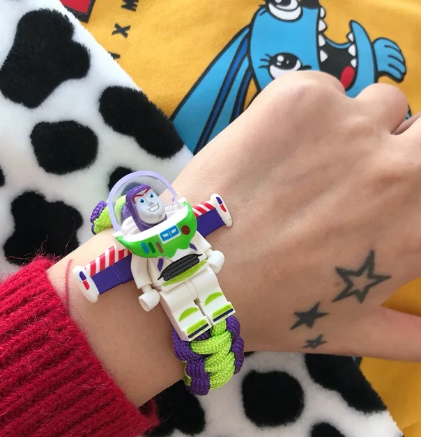 231 шт. Паракорда браслет для детей супер герой Железный человек розовый Бэтмен