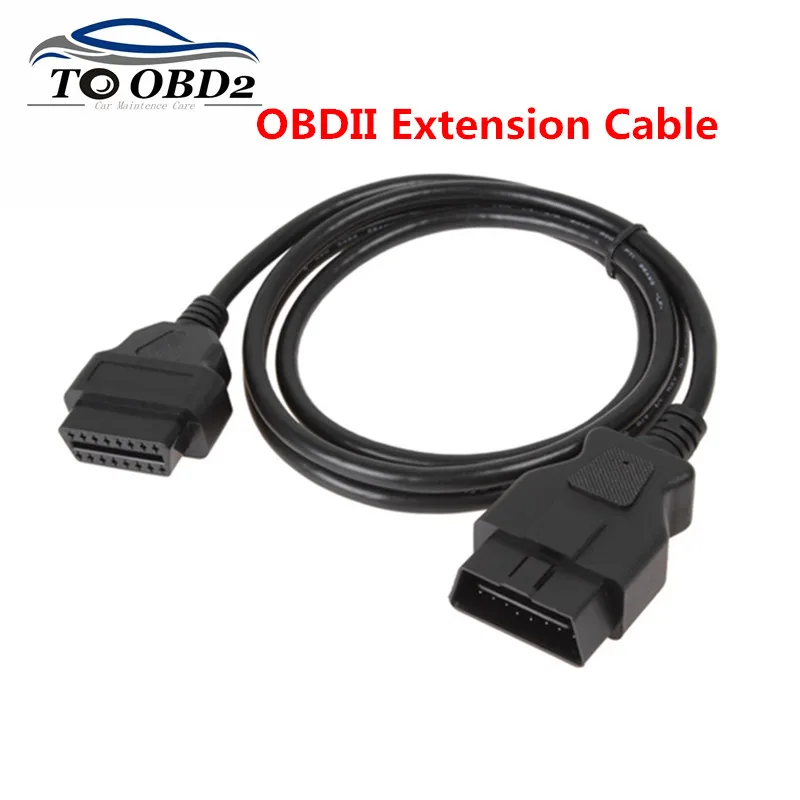 Кабель OBD II 16 Pin 2 разветвитель адаптер Удлинительный кабель штекер-гнездо OBD2