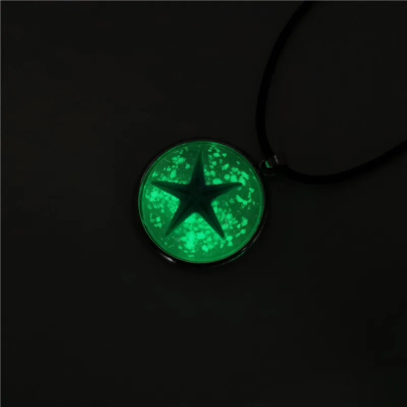 Ожерелье ручной работы натуральная серия морских звезд подвеска из смолы