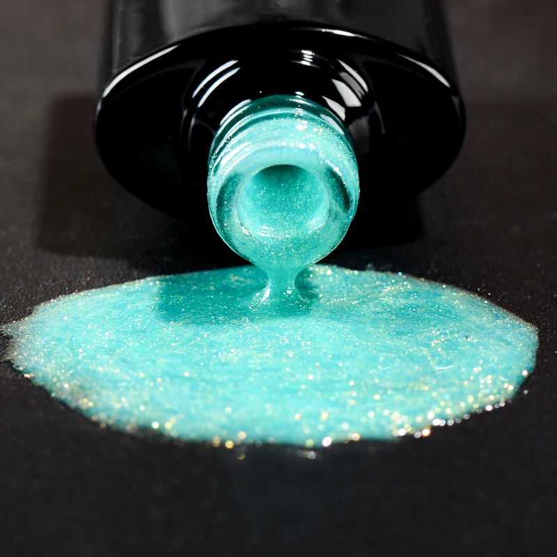 Голографический Гель лак для ногтей 7 мл с блестящим УФ гелем цветной долговечный