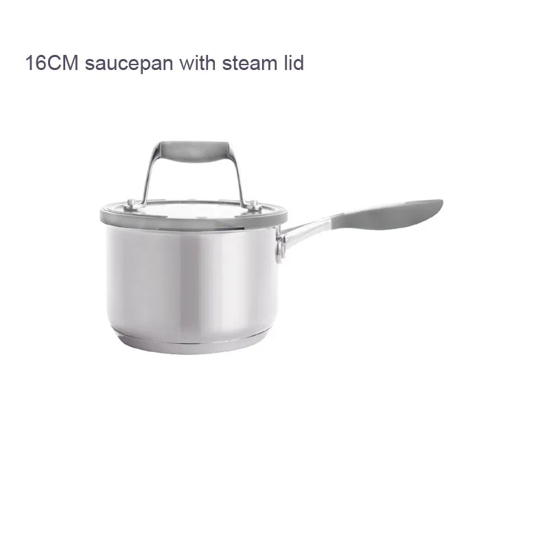 3 вида цветов кастрюля из нержавеющей стали 16 см с крышкой для соломинки и