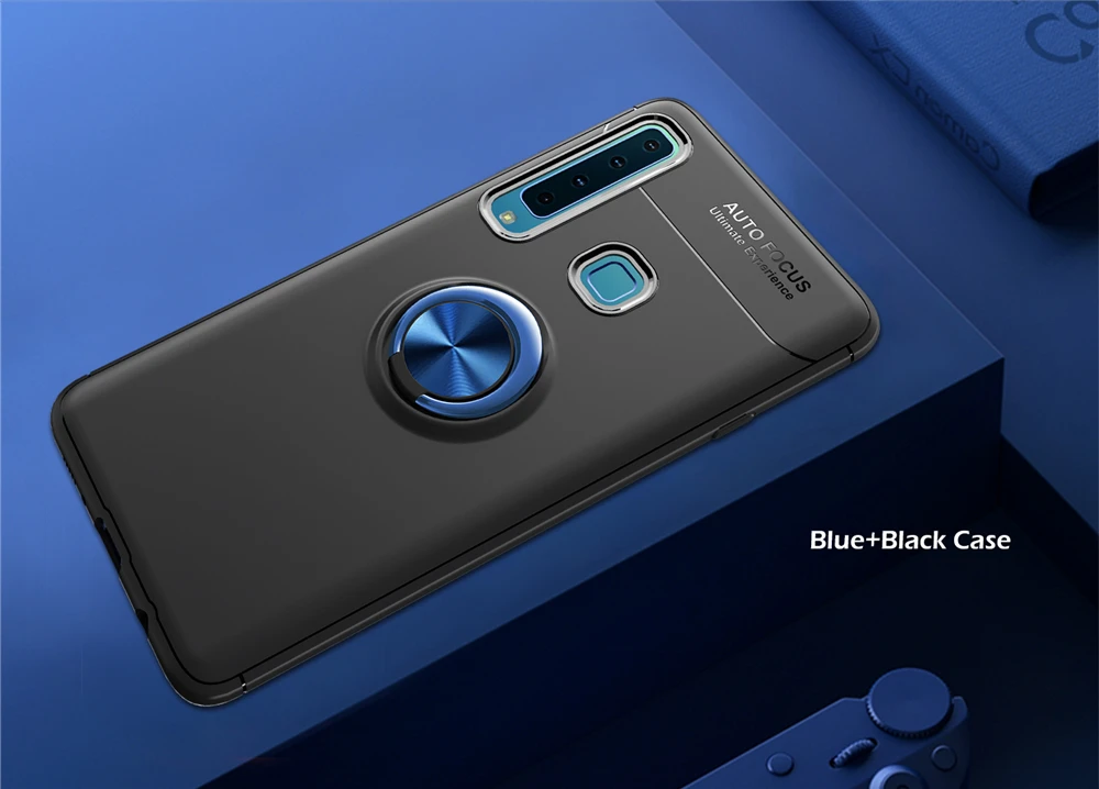 Для samsung Galaxy A9 чехол автомобильный магнитный держатель для колец мягкая ТПУ Силиконовая задняя крышка для Galaxy A9 SM A920 чехол Funda