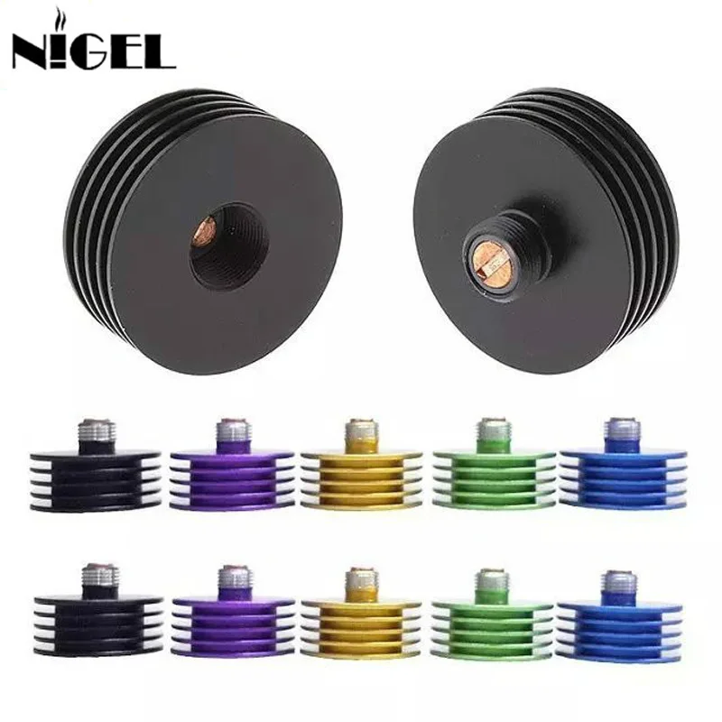 

Nigel High quality Metal round Colorful 510 Heat Dissipation Heat Sink Atomizer Radiator for 510 22mm RDA Tank vape Mod