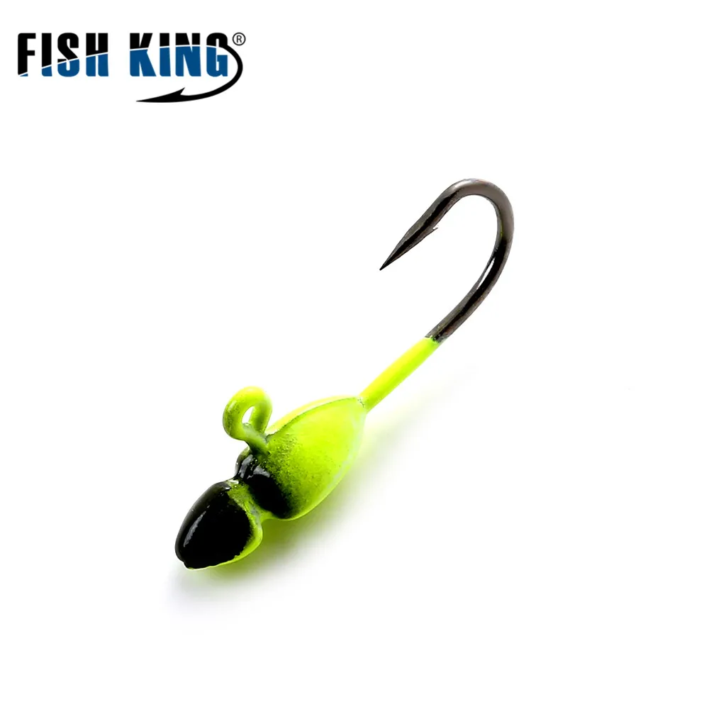 FISH KING 5 шт./лот 1 г/1 7 г приманка для подледной рыбалки джиг свинцовая наживка