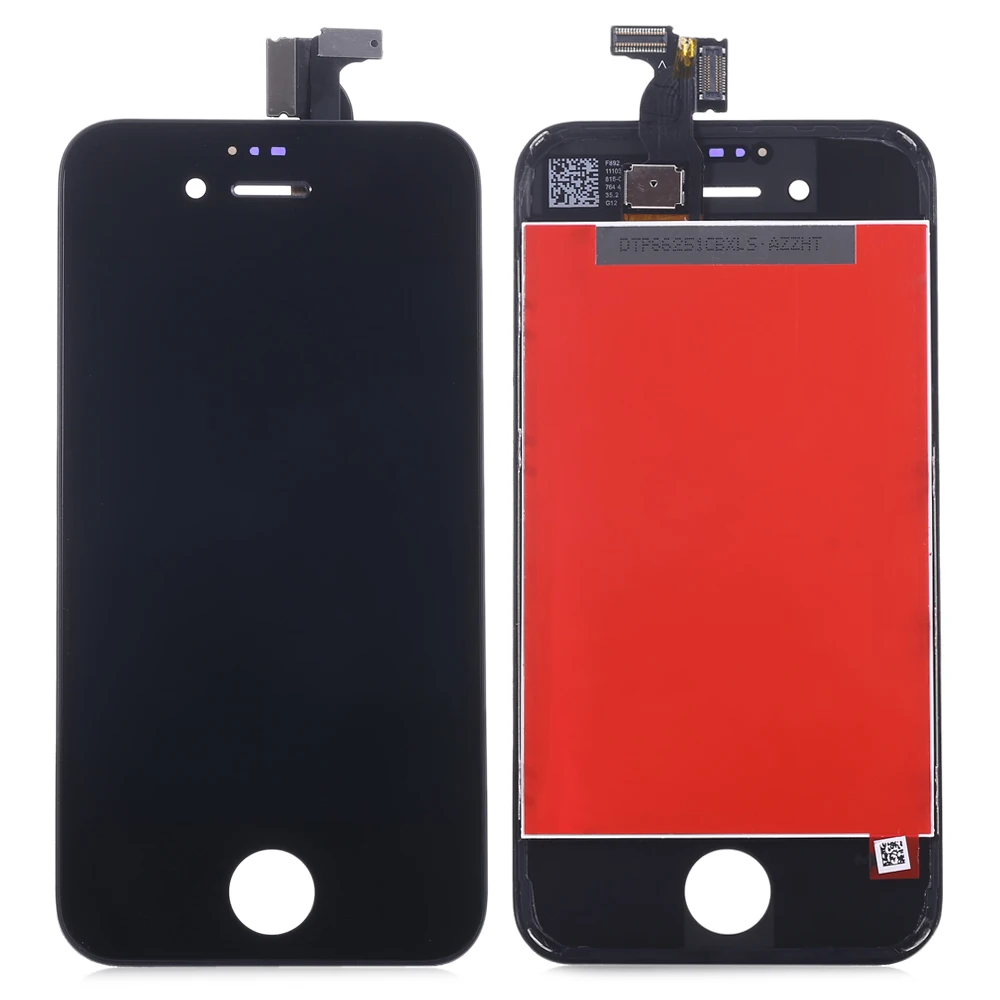 DHL 40 шт. AAA Качество Нет Мертвых Пикселей Экрана Для iPhone 4/4S ЖК Дисплей С Сенсорным