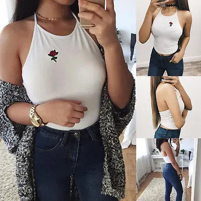 Модный женский летний купальник без рукавов с цветочной вышивкой и открытой