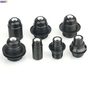 Пластиковый патрон для лампы E27 IWHD, патрон для настольного подвесного светильника 110-220 В, Цоколь E27 E14 в стиле ретро, UL CE