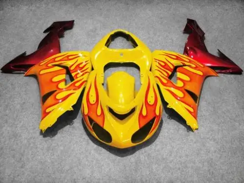 Набор обтекателей мотоцикла для KAWASAKI Ninja ZX10R 06 07 ZX 10R 2006 2007 zx 10r ABS Красный Пламя