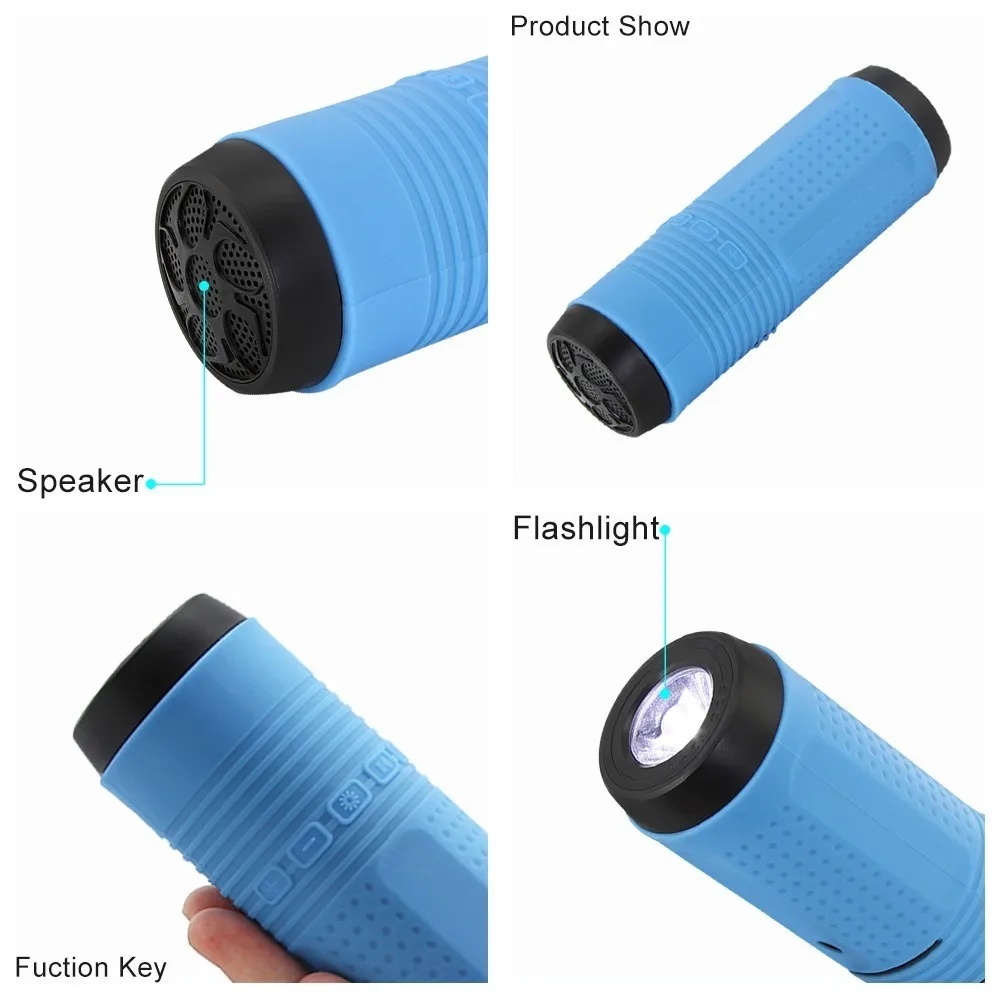 CHYI водонепроницаемый Bluetooth динамик открытый велосипед портативный сабвуфер бас