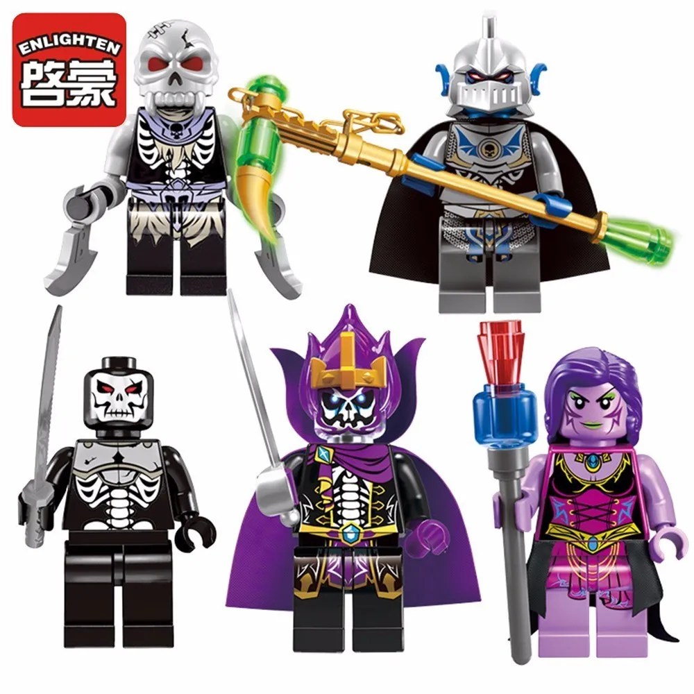 Enlighten Pirate Educational Building Blocks Toys For Children Gifts Knight Magi Ship Undead Compatible Brand | Игрушки и хобби