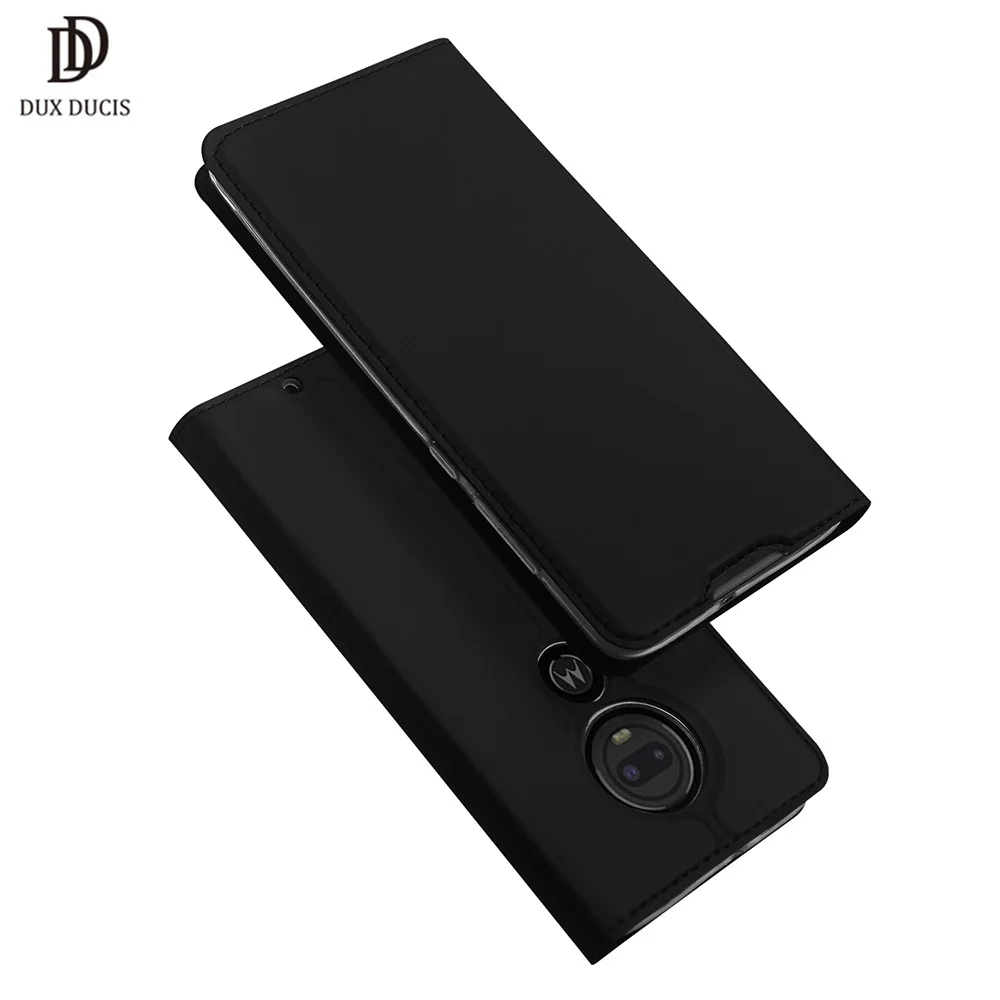 DUX DUCIS PU Leather Wallet Case For Moto G7 Luxury Flip Card Slot Cover Motorola Plus G 7 G7Plus 6.2 inch Hoesje | Мобильные