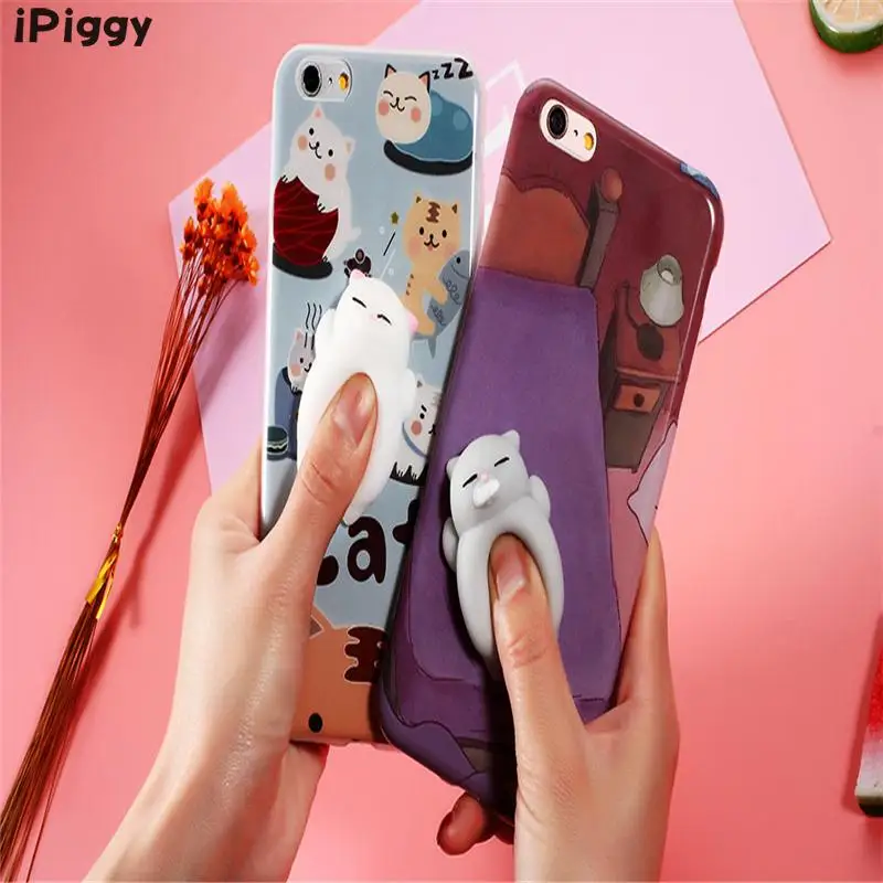 Симпатичная кавайная кукла сжимаемая эластичная животная восстанавливающая