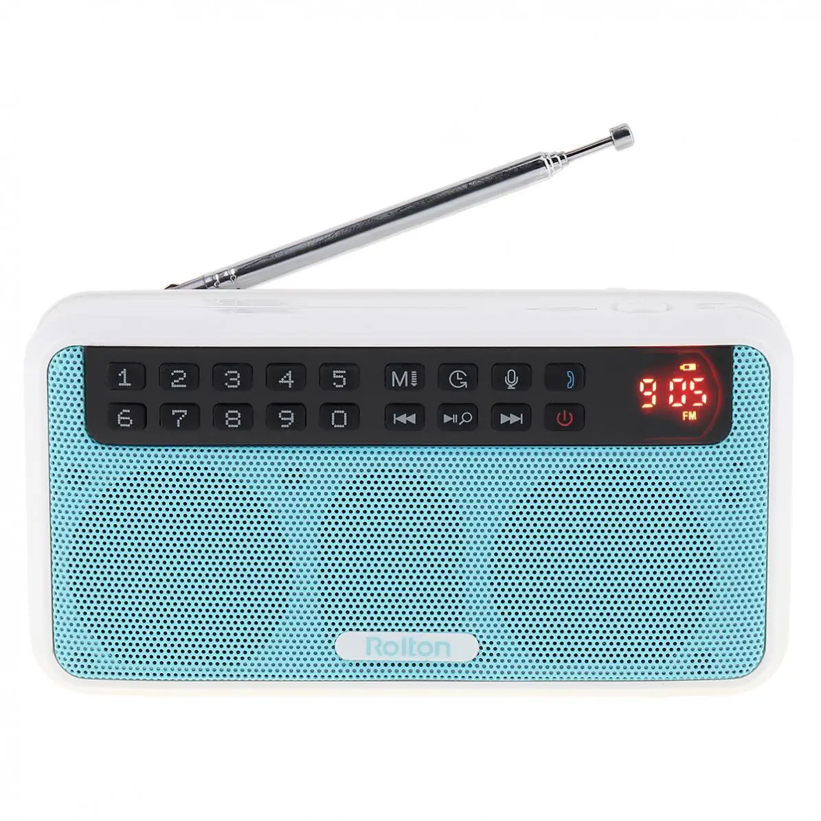 Беспроводная Bluetooth совместимая Колонка 6 Вт цифровое FM радио Hi Fi стереозвук со