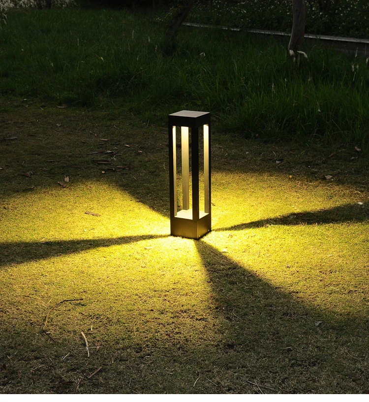 Современный Led уличная газонная лампа освещение для садовых дорожек Водонепроницаемый на заднем дворе парковый пейзаж освещения 40 см 10W