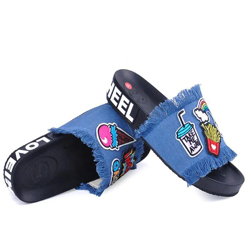 Женские летние сандалии на плоской подошве с открытым носком Повседневные милые