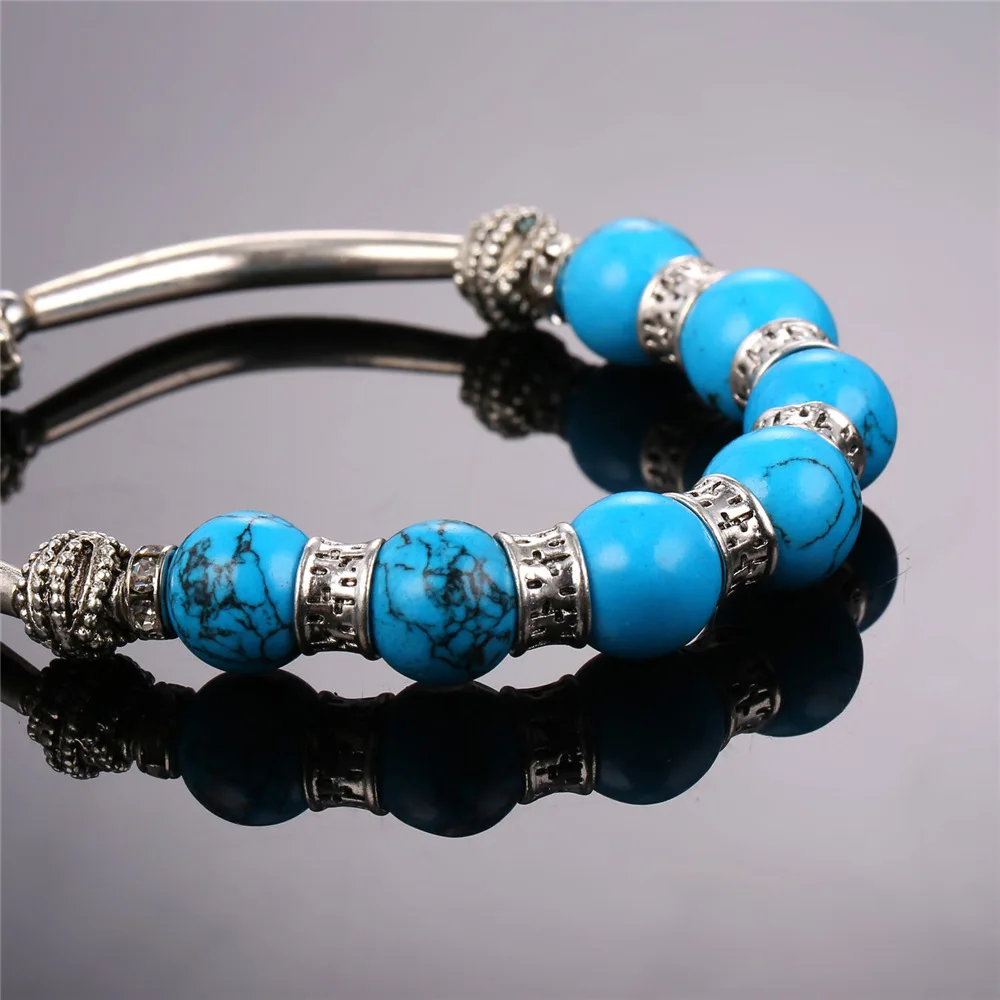 U7 Старинные Посеребренные Чешские Браслеты Из Бисера Для Женщин Турецкие