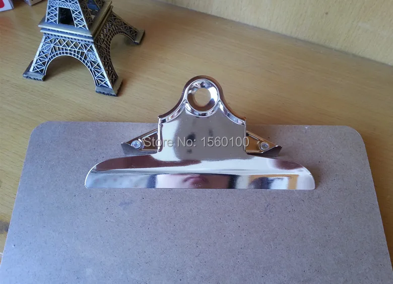 4 шт./лот A4 портативная MDF доска для файлов меню буфер обмена с бабочкой Деревянный