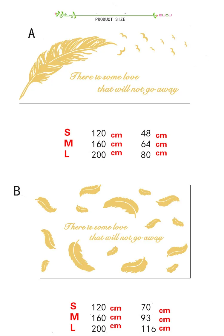 Акриловое зеркало с перьями настенное 3D крепление для гостиной столовой спальни