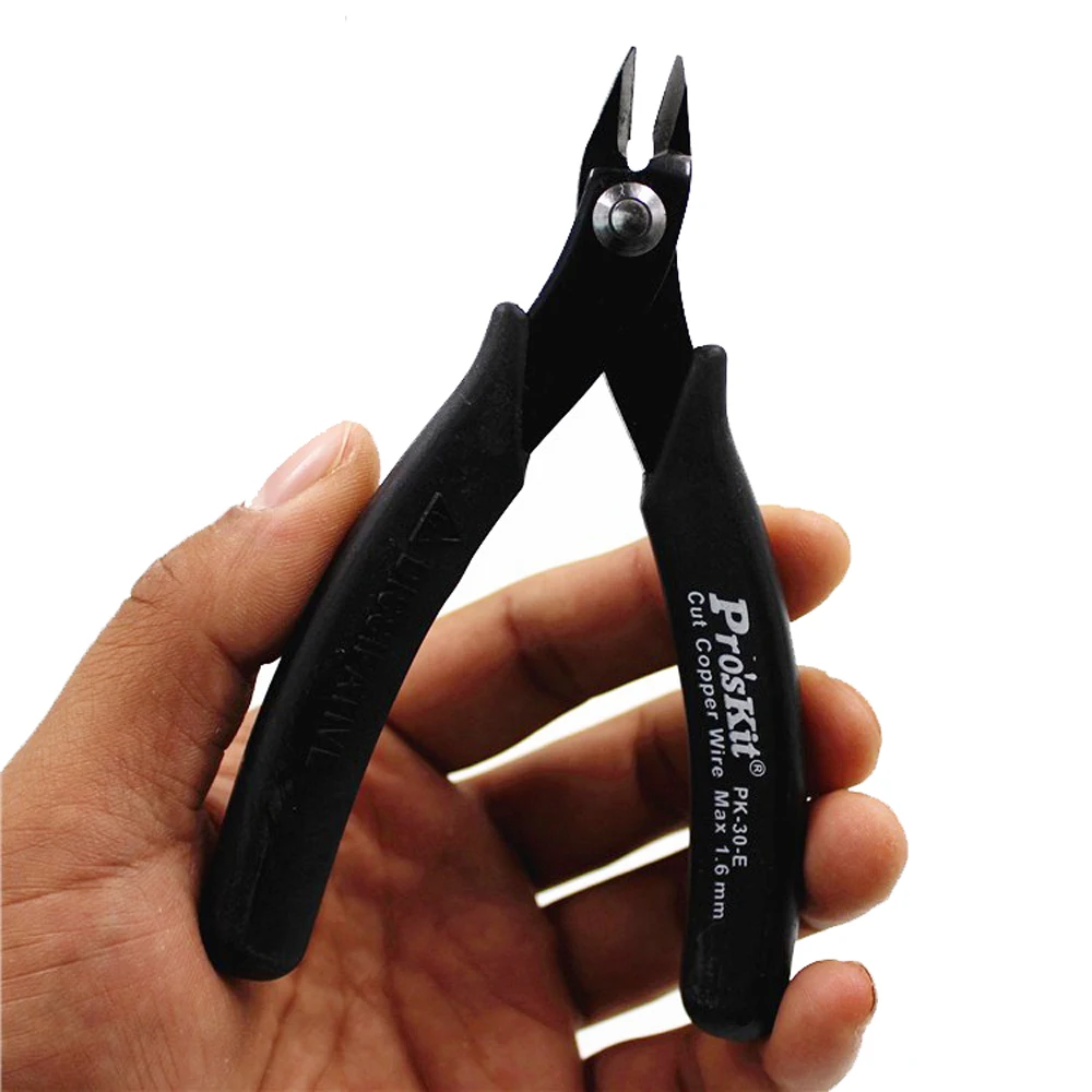 Антистатические прочные Скошенные режущие щипцы 1PK 30 E Pro'sKit боковой резак для
