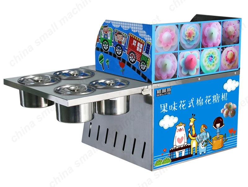 Коммерческие фантазии использование газа DIY Sweet Cotton Candy Maker candyfloss хлопок, сахар, машины снэк-оборудование цветок
