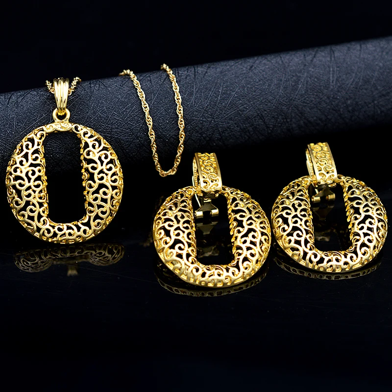 Ювелирные изделия Sunny Jewelry из сплава полые круглые модные ювелирные 2021 колье