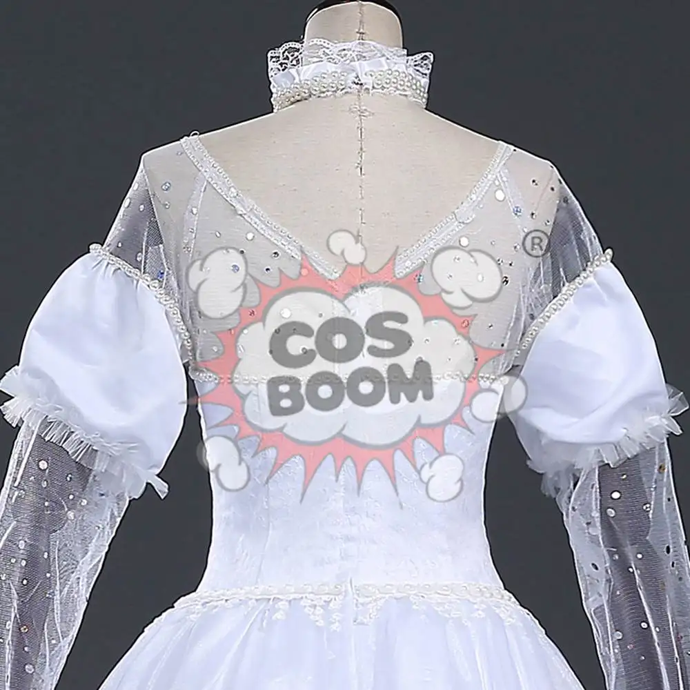 COSBOOM Алиса в стране чудес костюм Белая Королева вечернее платье принцессы