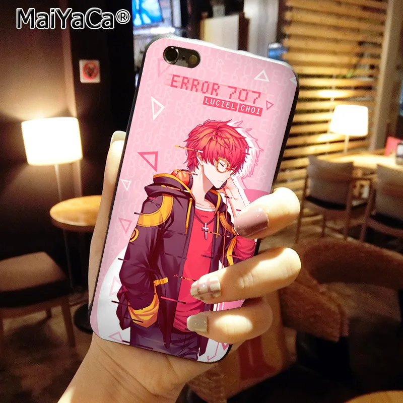 Чехол для телефона MaiYaCa 707 Mystic Messenger аниме iphone SE 2020 11 pro 8 7 66S Plus X 5S XS XR MAX | Мобильные