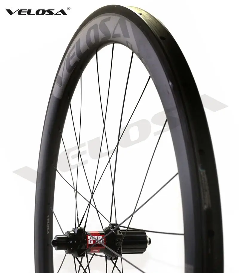 Велосипед Velosa RACE 50 Углеродные колеса 700C клинчерная покрышка мм/трубчатая втулки