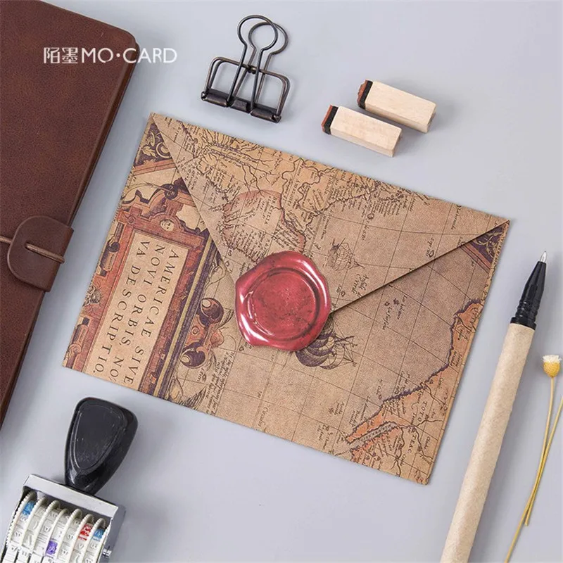 Hethrone 45 шт. Ретро путешествия воск печать DIY стикеры Классический Маленький конверт письмо стикеры Скрапбукинг журнал декоративные Стикеры