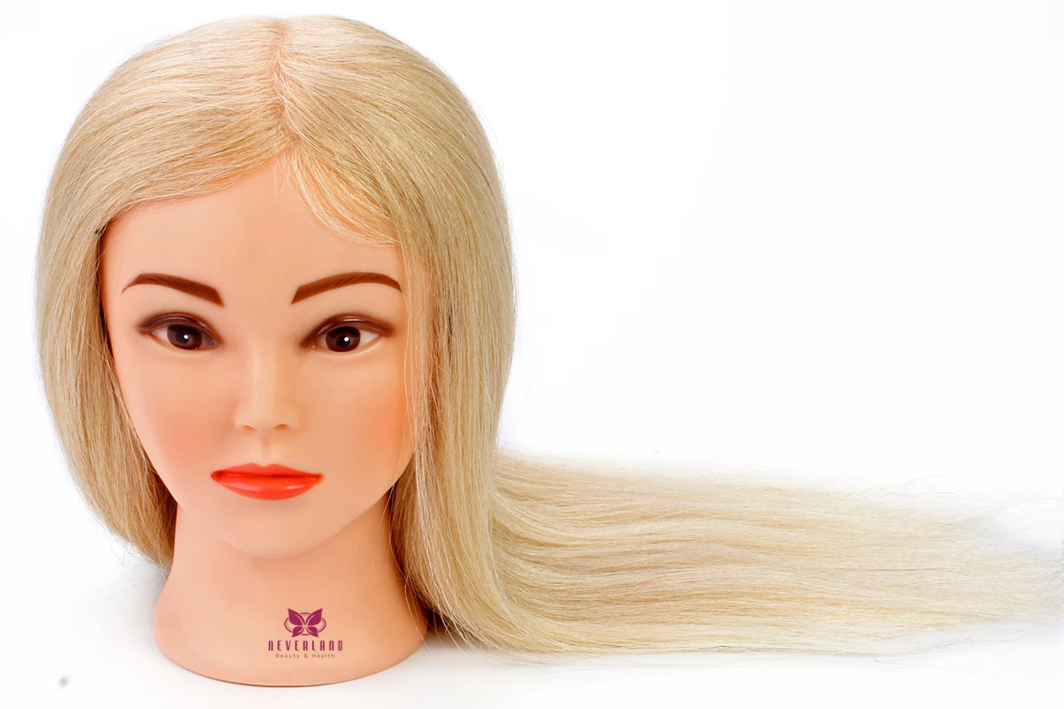 20 дюймов манекен для укладки волос салона обучения коричневым глазом