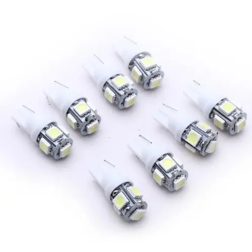 TOYL 8 X T10 194 168 W5W ампульная лампа 5050 SMD 5 светодиодов BLANC 12V для автомобиля | Автомобили