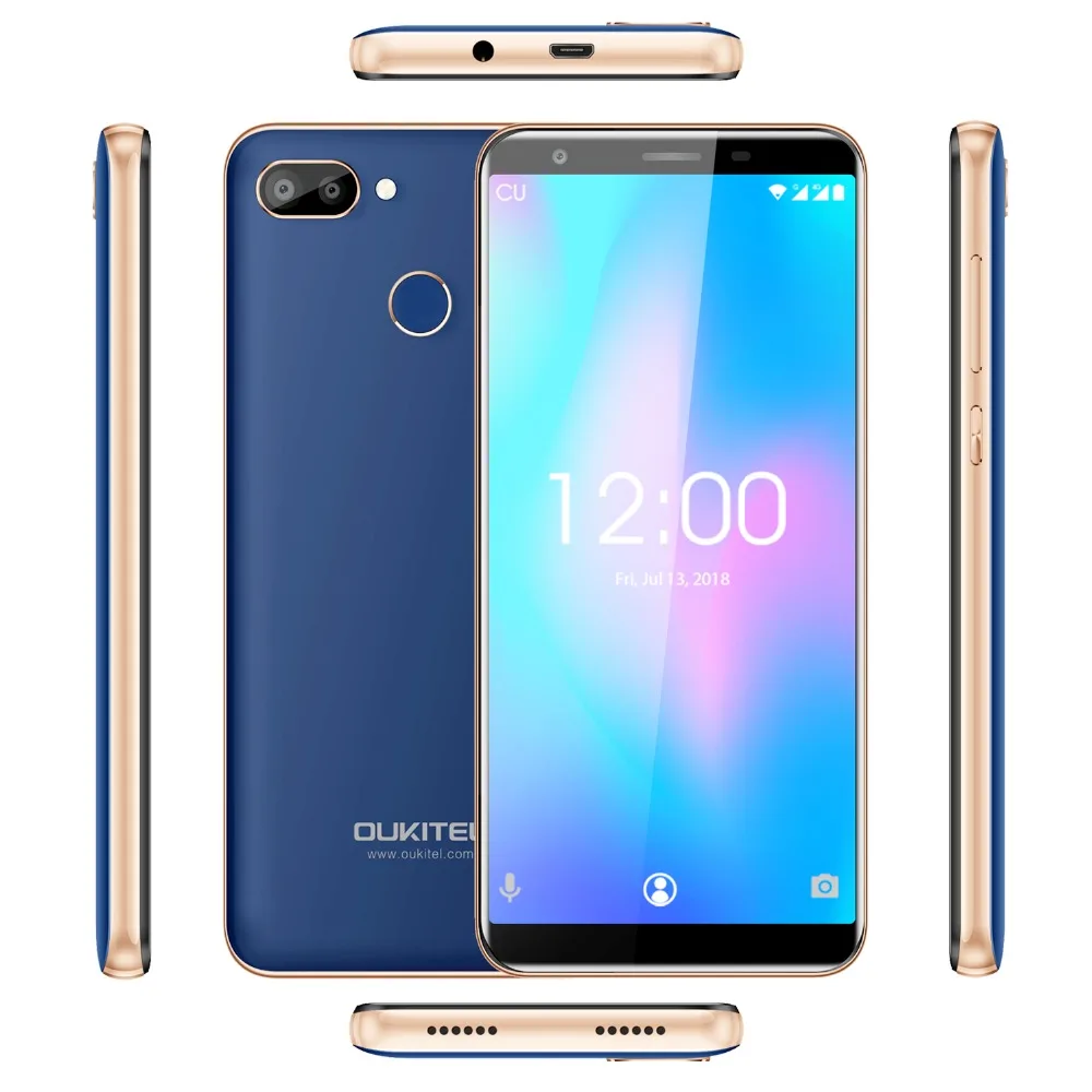Oukitel C11 Pro смартфон с 5 дюймовым дисплеем четырёхъядерным процессором MTK6739 ОЗУ 3 ГБ