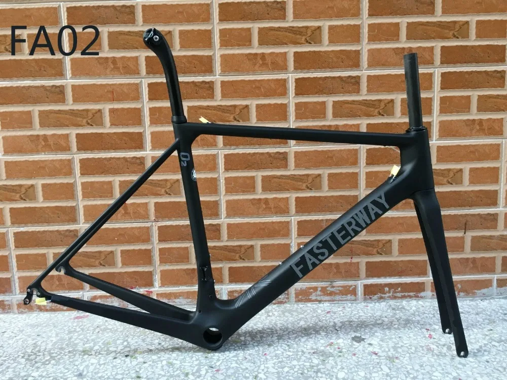 T1000 2019 FASTERWAY O2 сгоревшая оранжевая блестящая карбоновая дорожная Рама: рама +