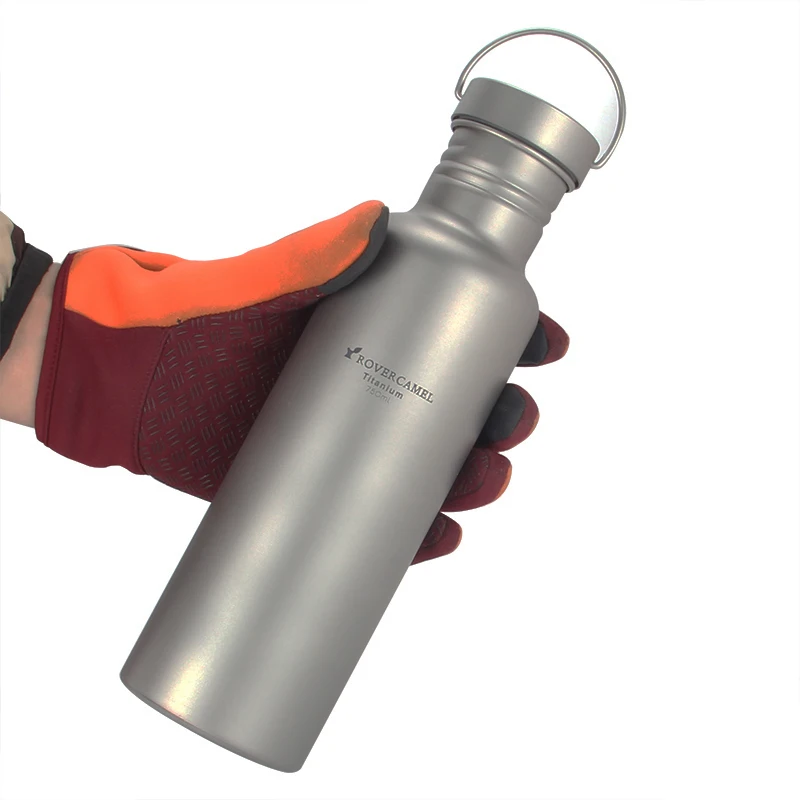 Спортивная бутылка для воды Rover Camel титановая велосипедная легкая посуда 750 мл