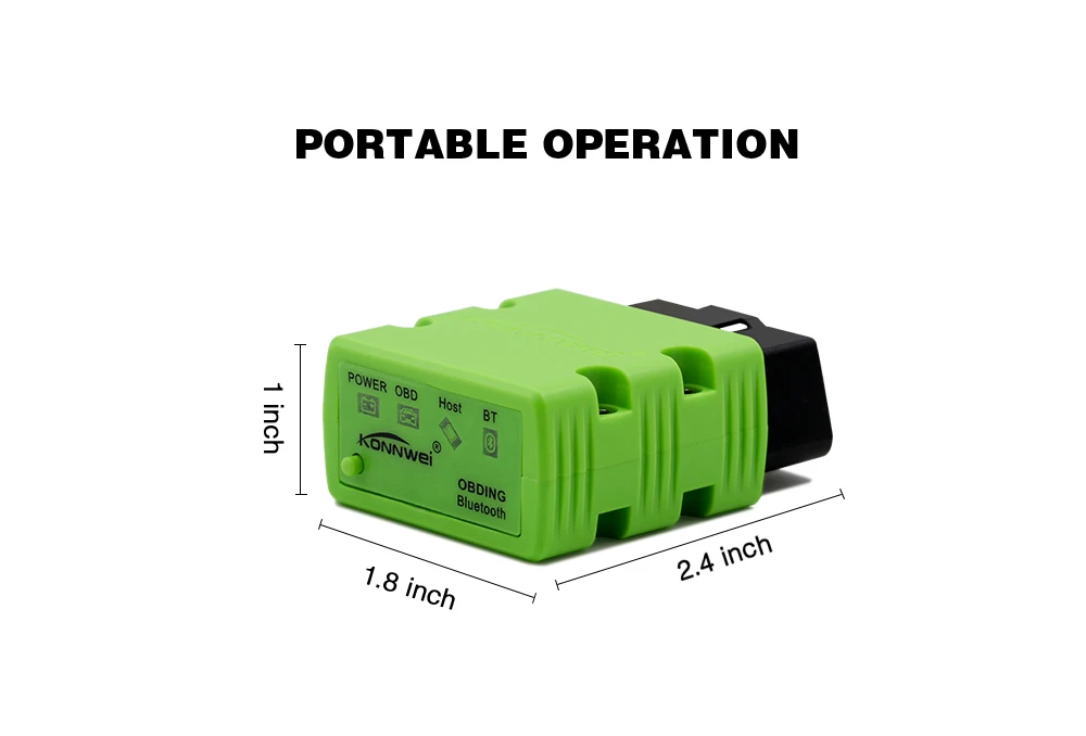 KONNWEI OBD2 сканер KW902 ELM327 V1.5 Bluetooth Автосканер PIC18f25k80 MINI ELM 327 OBDII KW902 считыватель кодов для Android телефона