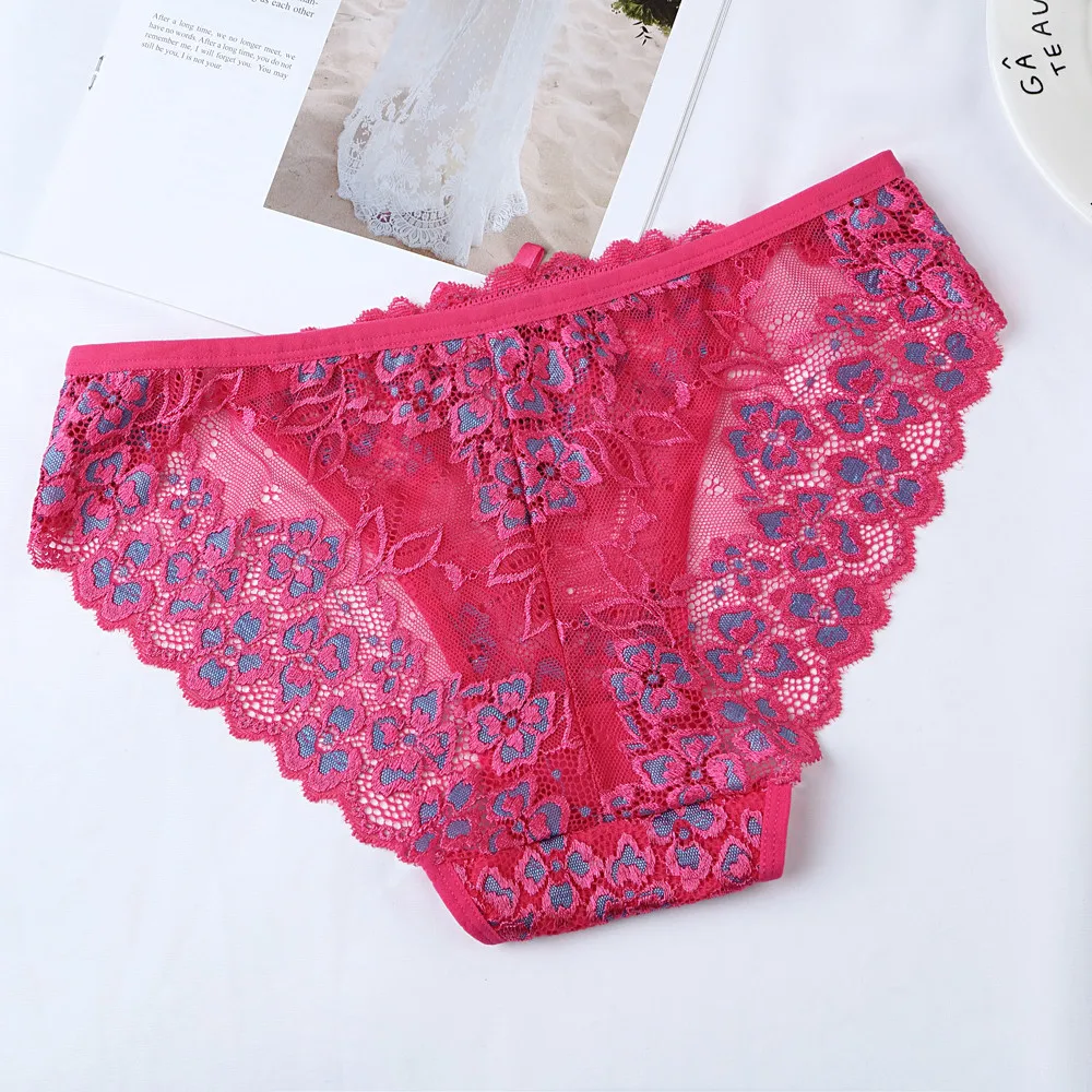 Нижнее белье женское с цветочным принтом|Женские трусики| |