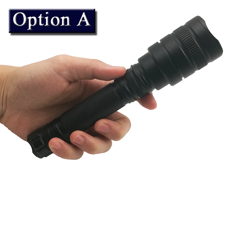 Option A Litwod Z201515 50000лм XHP70.2 Мощный тактический светодиодный фонарик, фонарь с зумом, с 2*18650 батареей, для кемпинга, 5 режимов - Испускаемый цвет: Option A