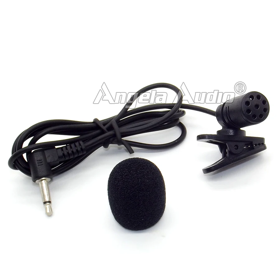 Зажим для галстука на лацкане микрофон 3 5 мм разъем конденсатор Lavalier Mic Microfono