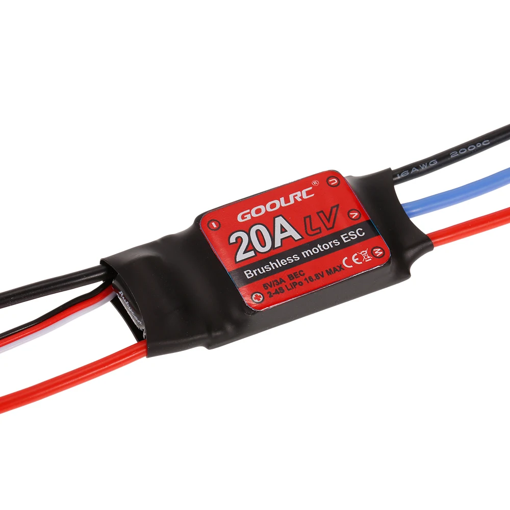 A2212 1400 2200 1000 930KV бесщеточный двигатель и 30 20A 5V 3A BEC 2-4S ESC для RC самолета планера Warbirds