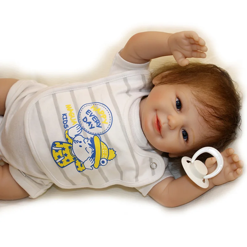 20 дюймов ручная работа реалистичные куклы для новорожденных мягкие виниловые