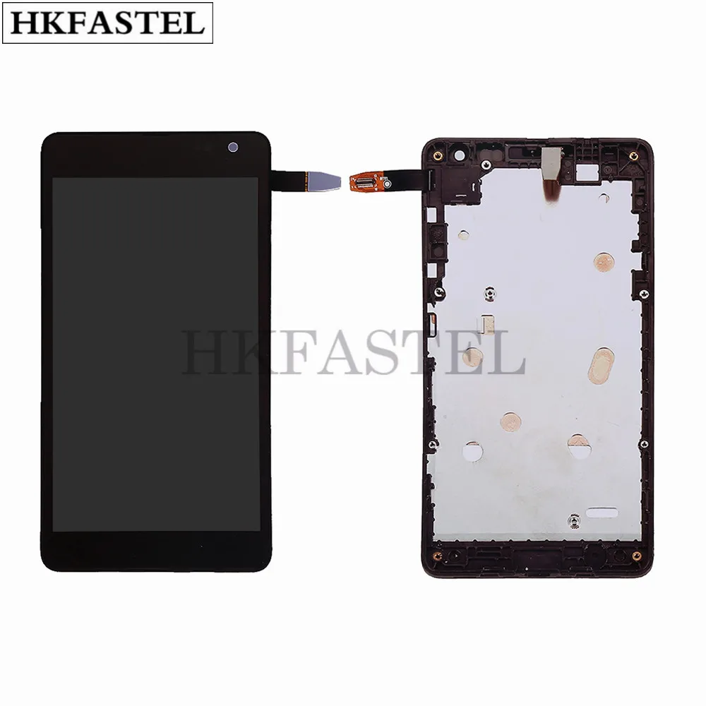 ЖК-дисплей HKFASTEL для Nokia Microsoft Lumia 535 сенсорный экран дигитайзер стекло внешняя
