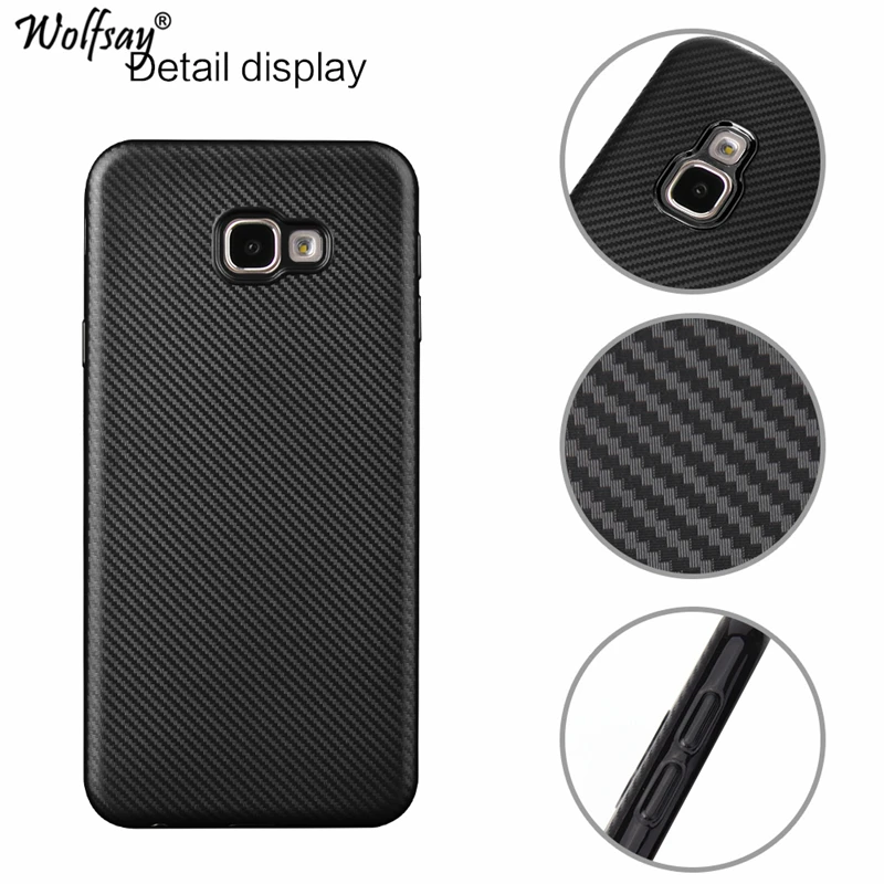 Ultra Thin Soft Case For Samsung Galaxy J4 Plus 6.0&quot New Carbon Fiber Silicone Cover J4+ SM-J415F | Мобильные телефоны и