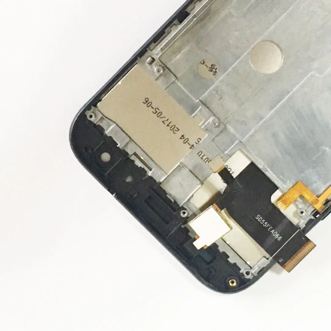 Оригинальное качество 5," Для Doogee BL5000 ЖК-дисплей с кодирующий преобразователь сенсорного экрана в сборе с рамкой черный синий цвет с комплектами