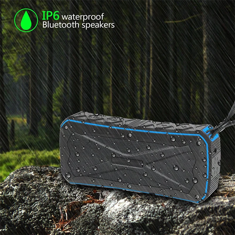 20W Waterproof Bluetooth Speaker Wireless Outdoor Mini Column Box Loudspeaker Portable Design For iPhone Xiaomi Huawei | Электроника