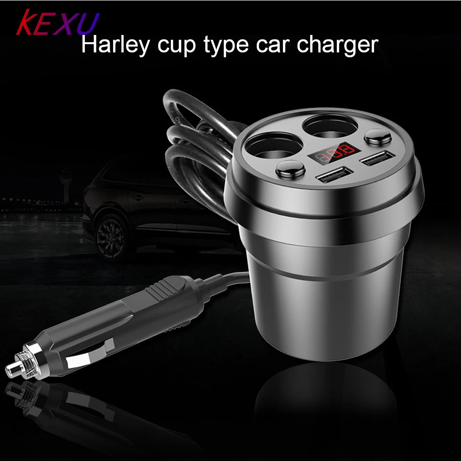 3.1A автомобильное зарядное устройство с двумя USB чашками Зарядное Напряжение Ток