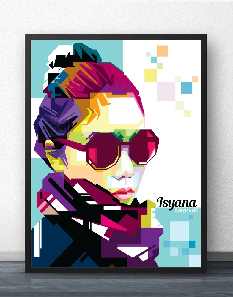 Isyana Sarasvati Wall Art Paint Decor Canvas Poster Oil Paintings for Living Room No Frame | Дом и сад