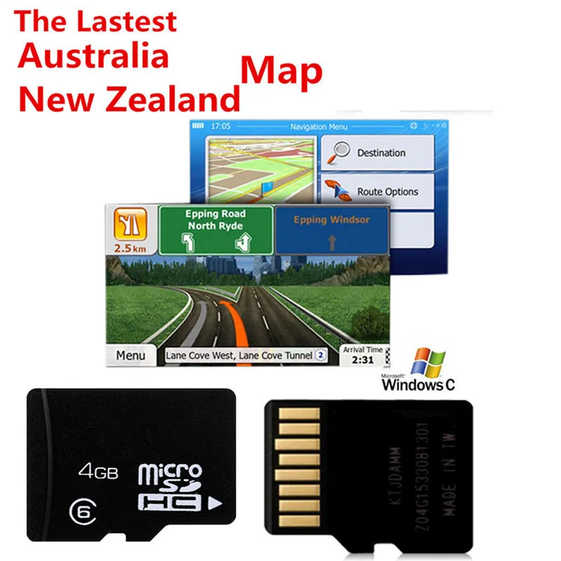 Promotion Mini 4G Map SD Card For Car Offroad GPS Lightweight Compact Durable Navigation Software Sterero Radio#262701 | Автомобили и